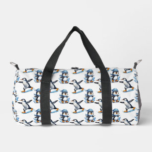 Penguins Pattern Design Duffle Bag