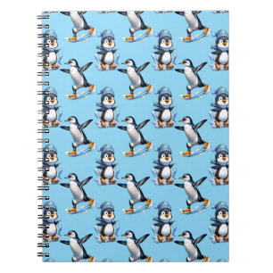 Penguins Pattern Design  Notebook