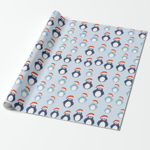 Penguins Pattern Wrapping Paper