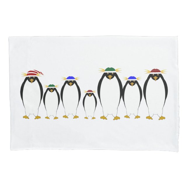Penguins Pillow Cases (Front)