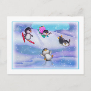 Penguins Postcard
