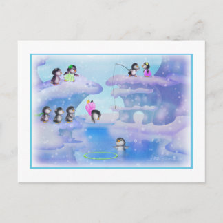 Penguins Postcard