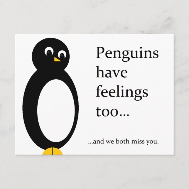 Penguins Postcard (Front)