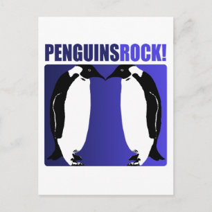 Penguins Rock! Postcard