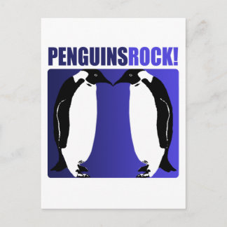 Penguins Rock! Postcard