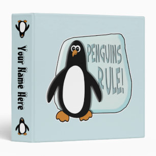 Penguins Rule Binder (Customizable)