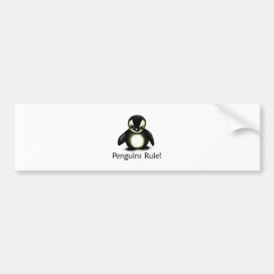 Penguins Rule! Bumper Sticker