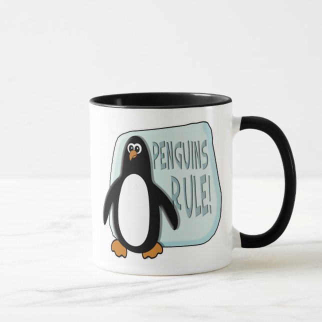 Penguins Rule Mugs (Right)