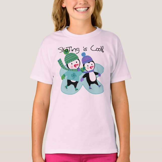 Penguins Skating is Cool T-Shirt (Front)