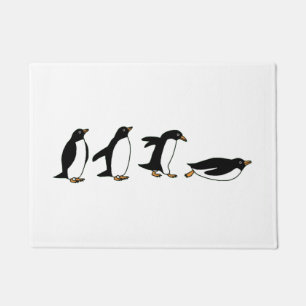 Penguins Sliding Doormat
