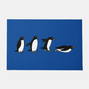 Penguins Sliding Doormat