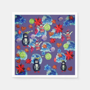 Penguins & Stars  Napkins