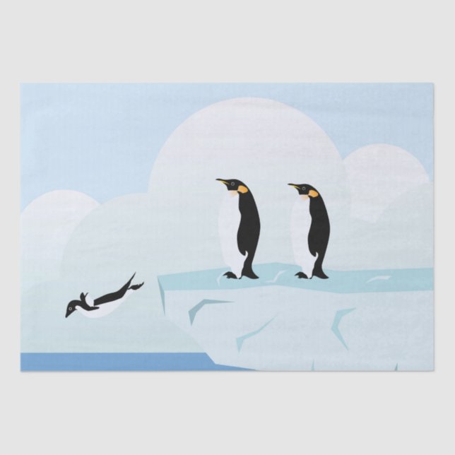 Penguins Tissue Paper (Front)