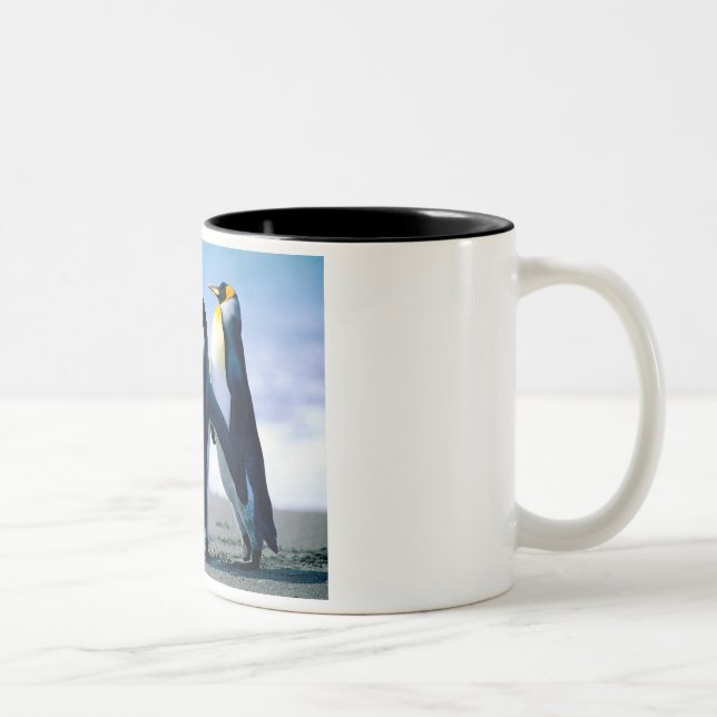 Penguins Two-Tone Coffee Mug (Right)