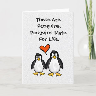 Penguins Valentine's Day Card