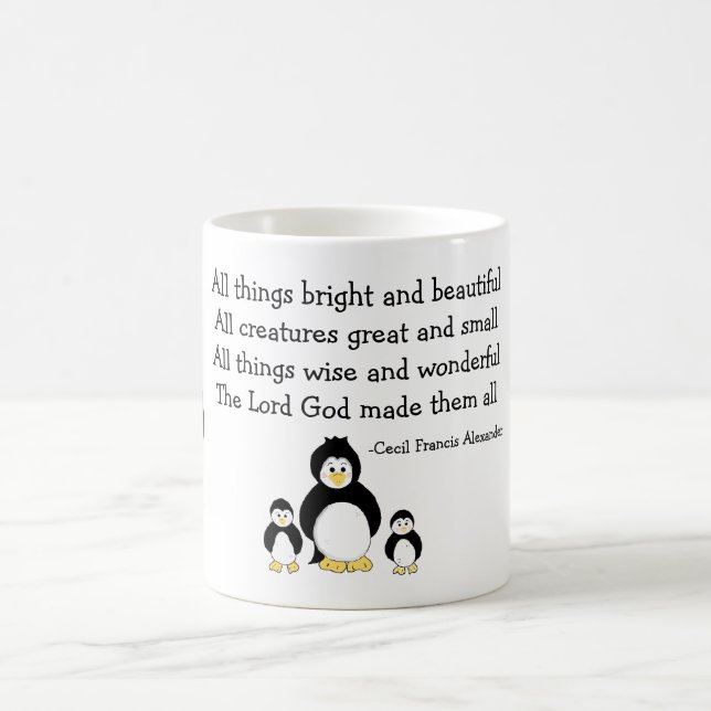 Penguins with Inspirational Quote Coffee Mug (Center)