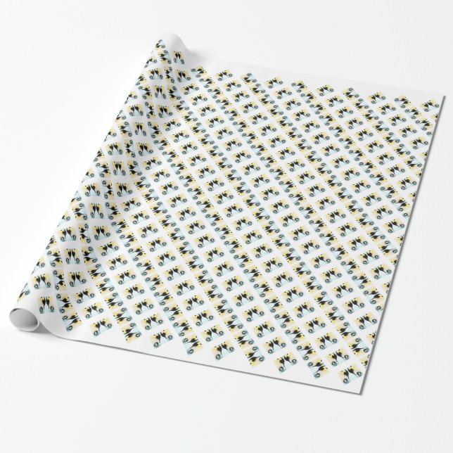 PENGUINS WRAPPING PAPER (Unrolled)