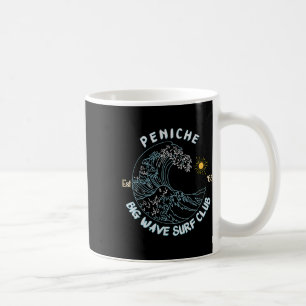 Peniche Big Wave Surf Club, Surfing Graphic  Coffee Mug