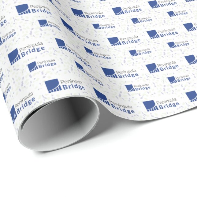 Peninsula Bridge Small Logo Wrapping Paper (Roll Corner)