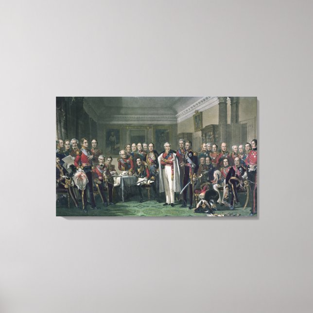 Peninsular Heroes at the United Services Club Canvas Print (Front)