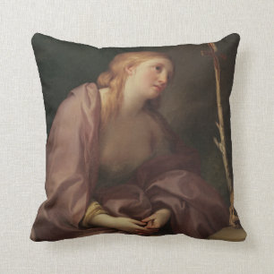 Penitent Magdalene   c.1765 (Oil on Canvas) Throw Pillow