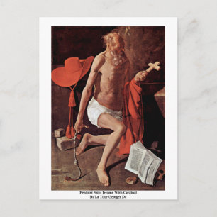 Penitent Saint Jerome With Cardinal Postcard