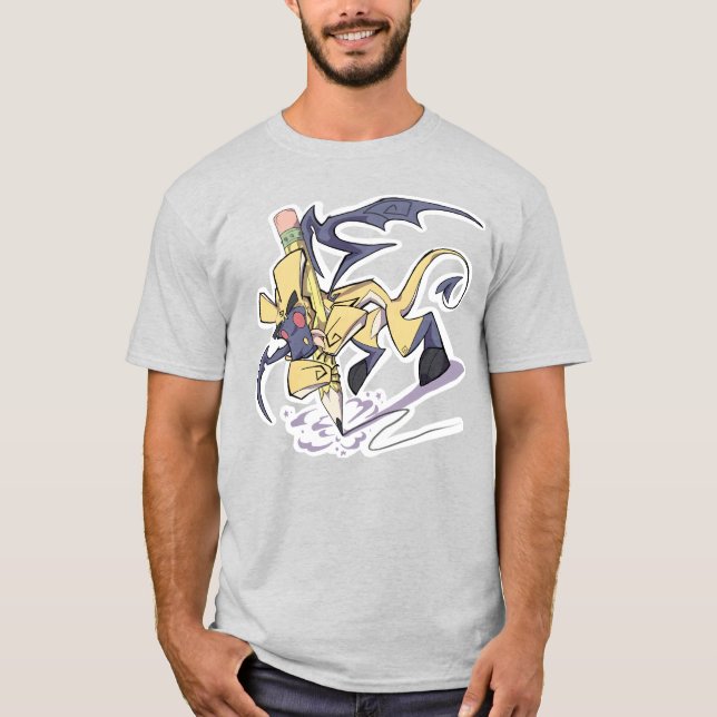 PenLight le T-shirt homme du dragon crayon (Devant)