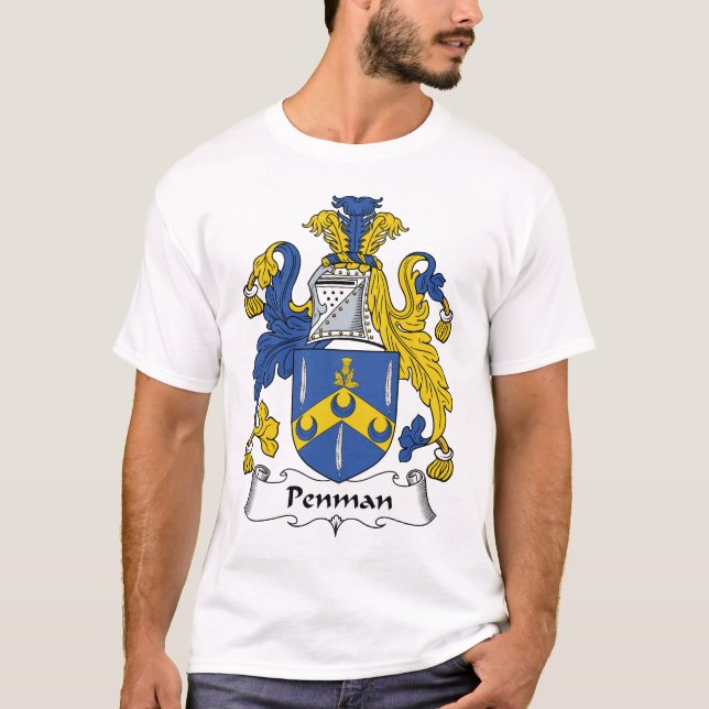 Penman Family Crest T-Shirt (Front)