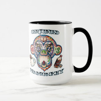 PENMONKEY CERTIFIÉ -- Tasse de café