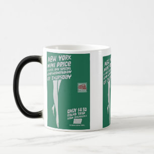 Penn Central Railroad Ladies Day    Two-Tone Coffe Magic Mug