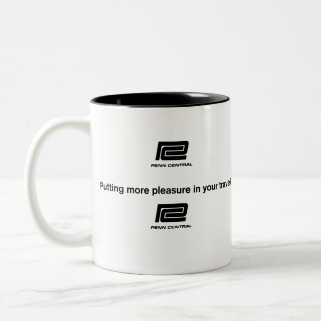 Penn Central Railroad Travel Coffee Mug (Left)