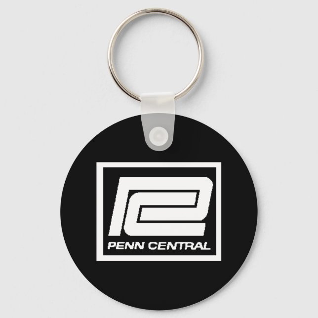 Penn Central Railway Company Logo Keychain (Front)
