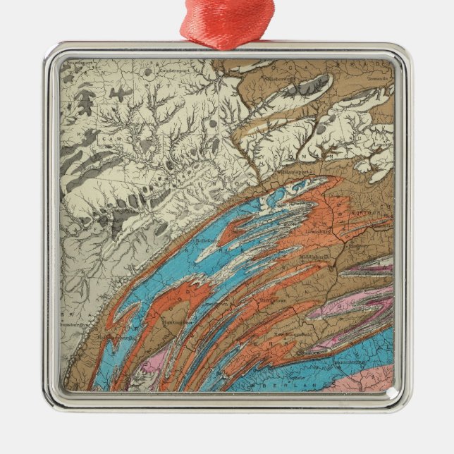 Penn geological formations metal ornament (Front)