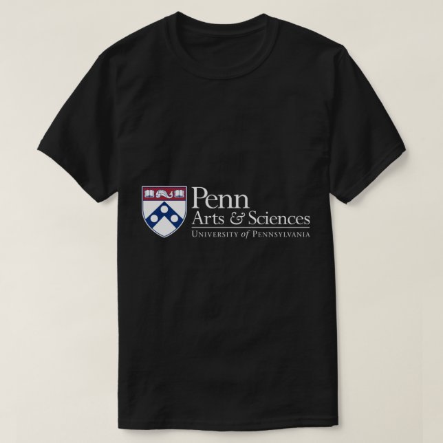 Penn Quakers Men's Apparel School of Arts & Scienc T-Shirt (Design Front)