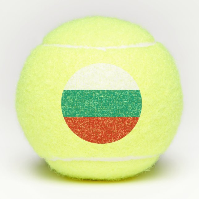 Penn tennis ball with flag of Bulgaria (Front)