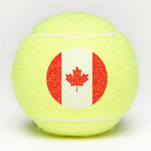 Penn tennis ball with flag of Canada
