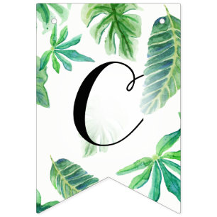 Pennant Congratulations Wedding Graduation Leaves Bunting Flags