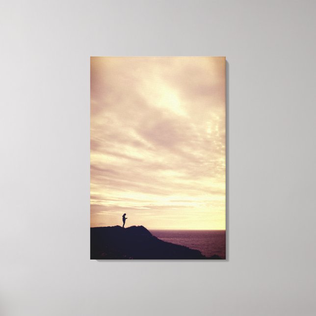 Pennard Cliffs Canvas Print (Front)