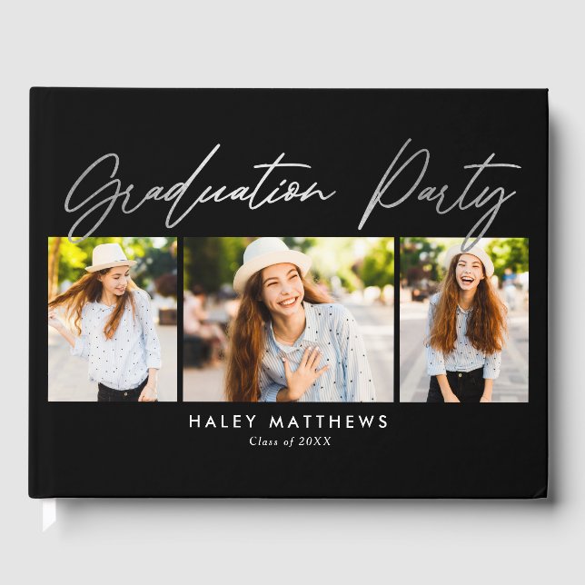 Penned Party Graduation Party Livre d'invité (Recto)