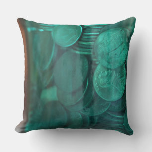 Pennies Throw Pillow