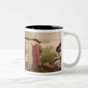 Penn's Treaty with the Indians in 1682, c.1840 Two-Tone Coffee Mug