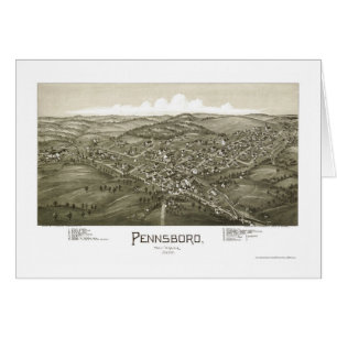Pennsboro, WV Panoramic Map - 1899