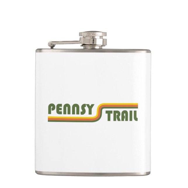 Pennsy Trail Indianapolis Hip Flask (Front)