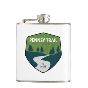 Pennsy Trail Indianapolis Hip Flask