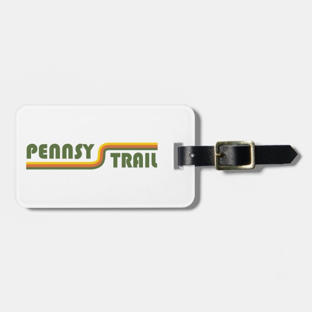 Pennsy Trail Indianapolis Luggage Tag (Front Horizontal)