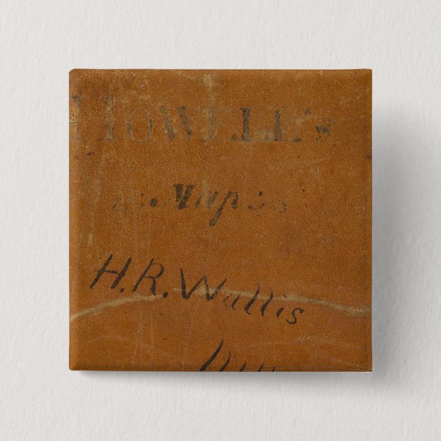 Pennsylvania 10 2 inch square button (Front)