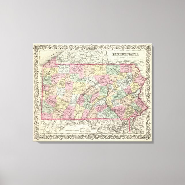 Pennsylvania 12 canvas print (Front)