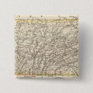 Pennsylvania 2 Inch Square Button