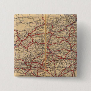 Pennsylvania 5 2 inch square button
