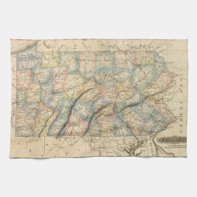 Pennsylvania 8 kitchen towel (Horizontal)